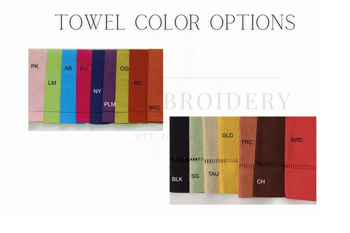 Horsebit Initial Embroidered Hand Towel | Hostess Gifts | Home Gifts | Wedding Gifts