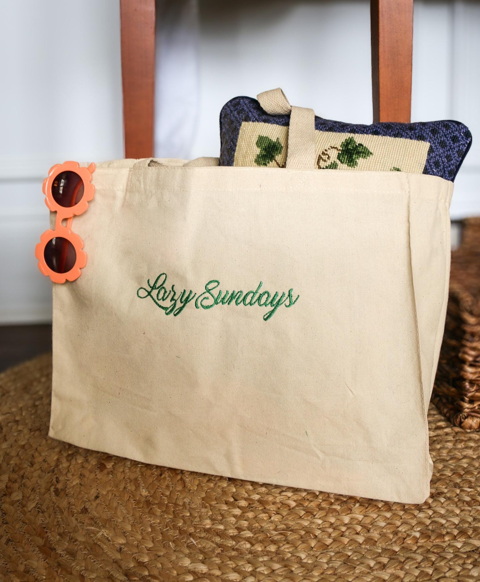 Custom Embroidered Tote Bag | Gifts for Her | Hostess Gifts | Bridesmaid Proposal