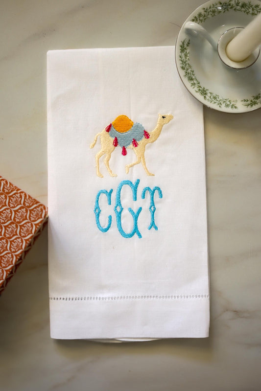 Party Camel Linen Hand Towel | Grandmillenial Gifts | Hostess Gifts | Home Gifts