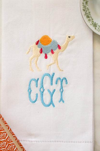 Party Camel Linen Hand Towel | Grandmillenial Gifts | Hostess Gifts | Home Gifts