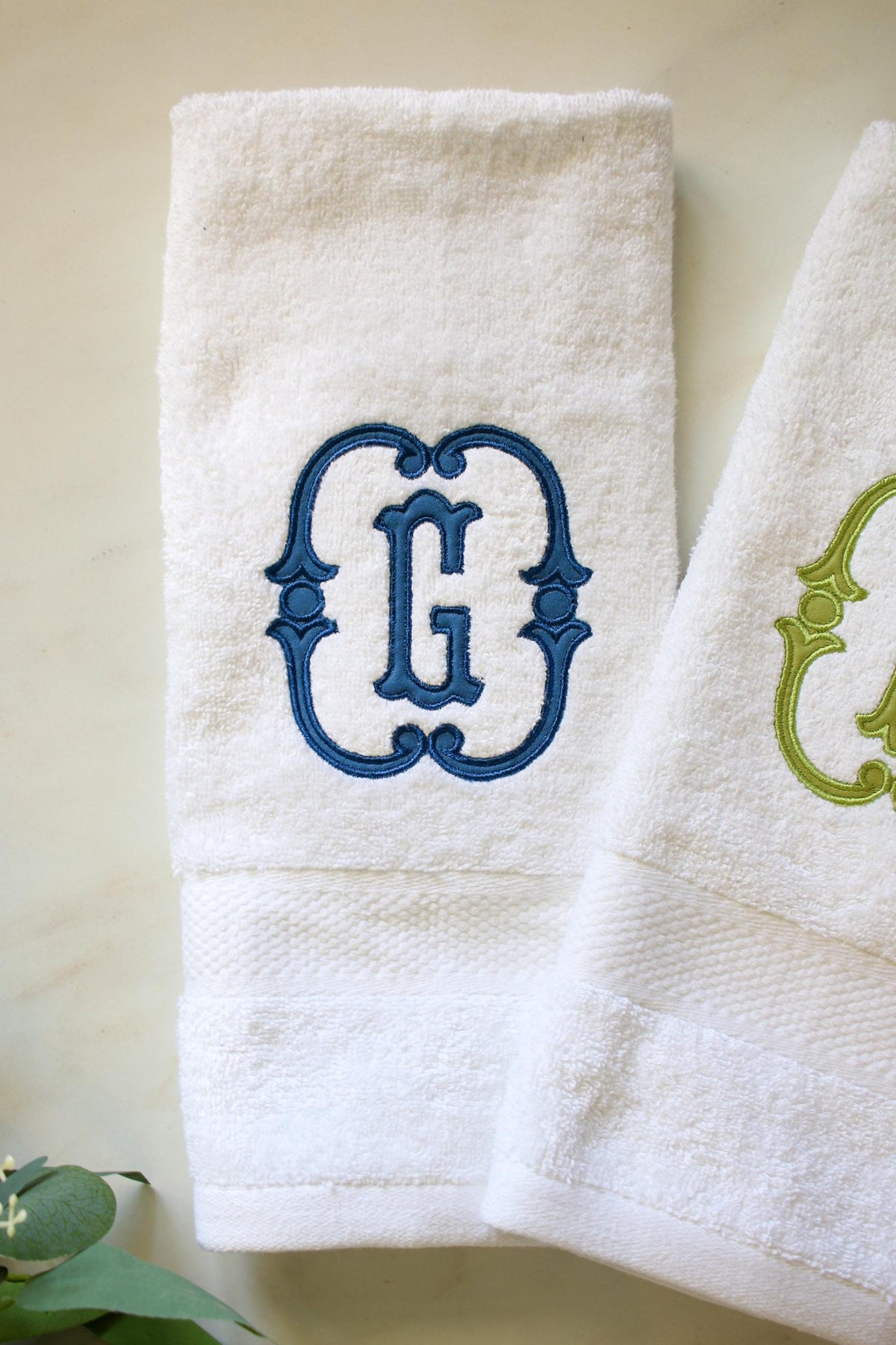 Custom Appliqué Hand Towel | Home Gifts | Hostess Gifts | Wedding Gift | Housewarming Gifts