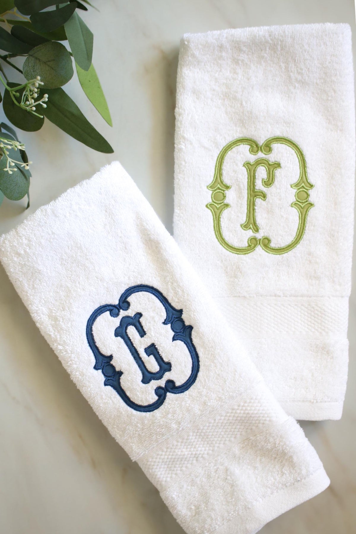 Custom Appliqué Hand Towel | Home Gifts | Hostess Gifts | Wedding Gift | Housewarming Gifts