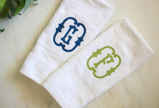 Custom Appliqué Hand Towel | Home Gifts | Hostess Gifts | Wedding Gift | Housewarming Gifts