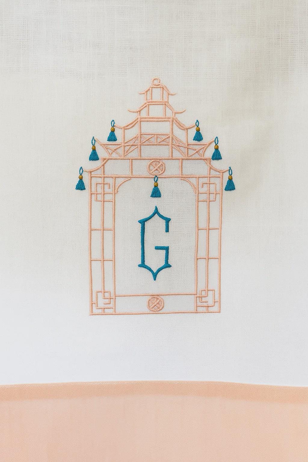 Embroidered Linen Table Runner | Color Block | Hostess Gifts | Home Decor | European Linen