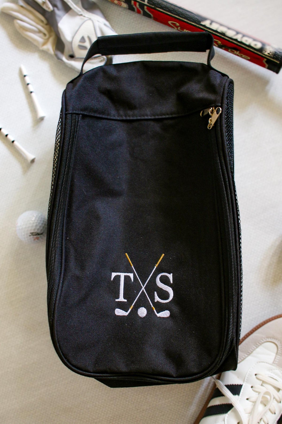 Custom Embroidered Golf Shoe Bag | Personalized Golf Gifts | Gifts for Him | Gifts for Her | Father’s Day Gifts