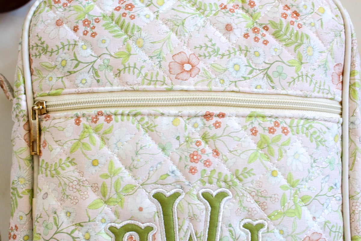 Personalized Appliqué Bible Cover | Monogrammed Quilted Bible Case with Zipper | Custom Bible Cover | Grandmillenial Gift
