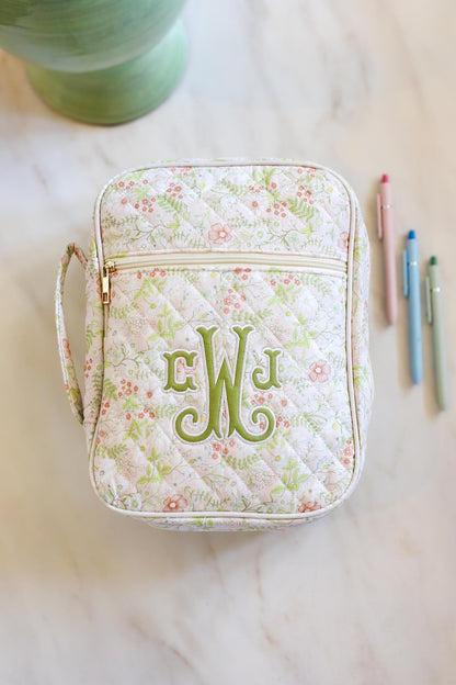 Personalized Appliqué Bible Cover | Monogrammed Quilted Bible Case with Zipper | Custom Bible Cover | Grandmillenial Gift
